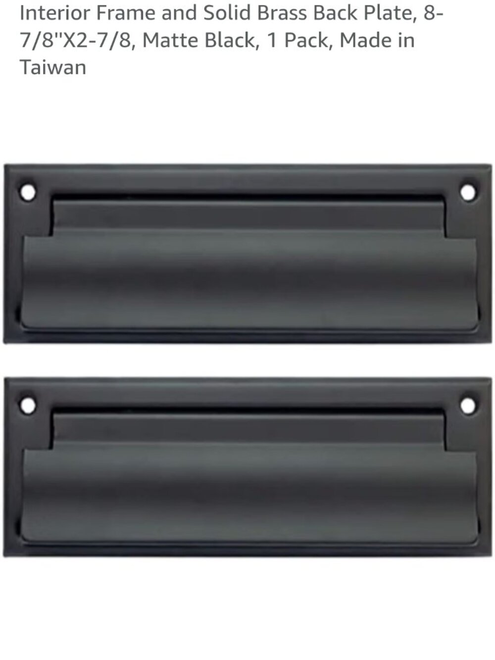 Solid Brass Mail Slot